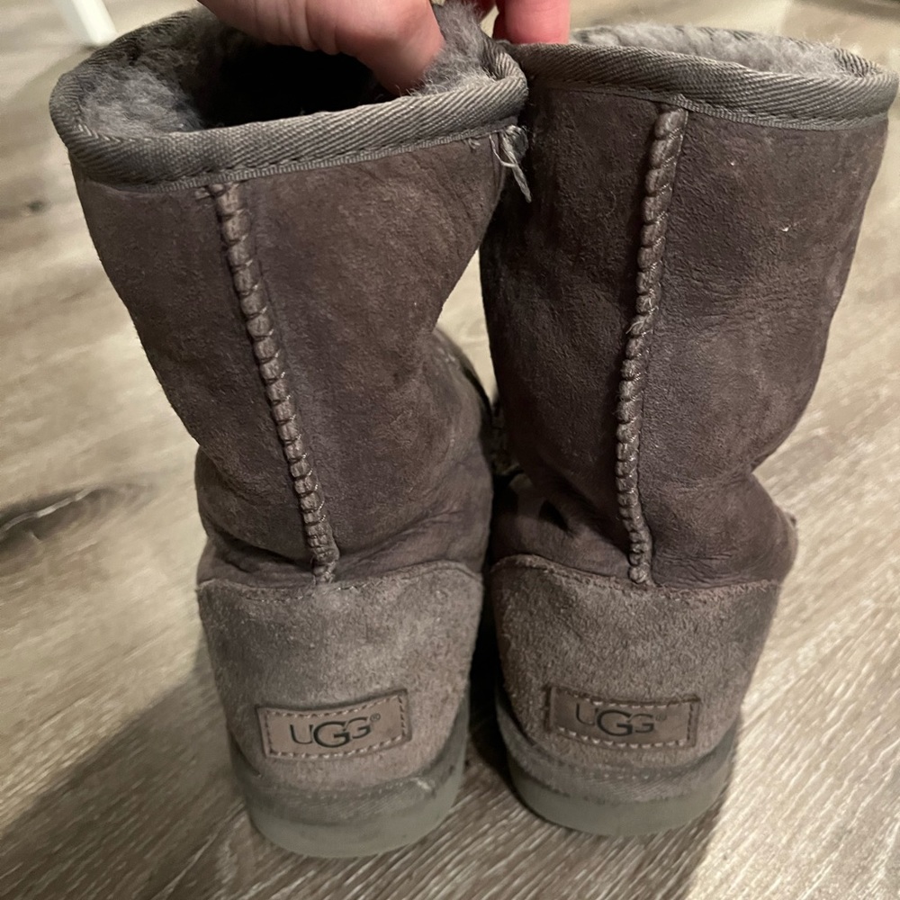 Gray Classic Uggs - image 2